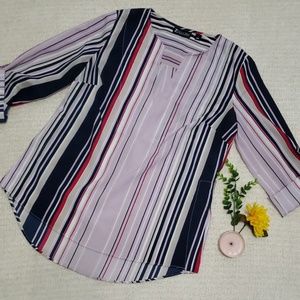 Stripped New York and Co. tunic